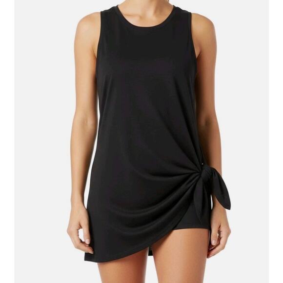 BCG Tops - BCG Women’s Small Black Side Tie Tank Top NWOT